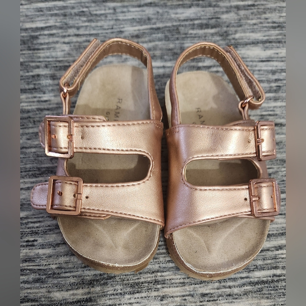 Rampage Toddler Girls Metallic Sandals